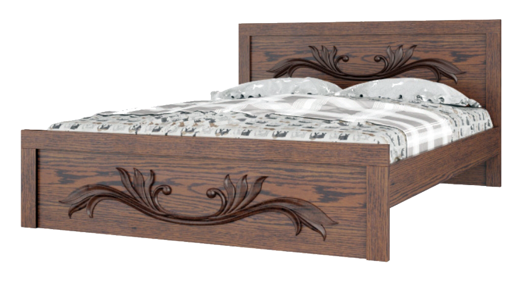 Wooden King Bed -EBDKH -912-4-30